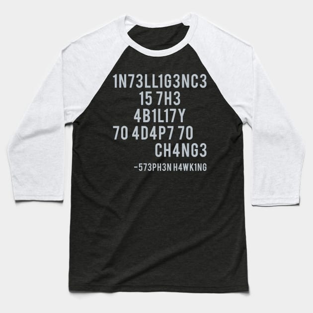 Intelligence Code Baseball T-Shirt by POD Anytime